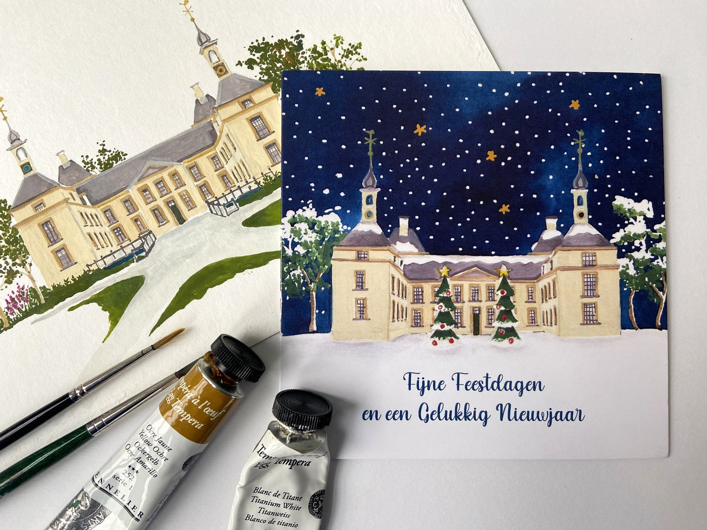 Christmas card Huys te Warmont