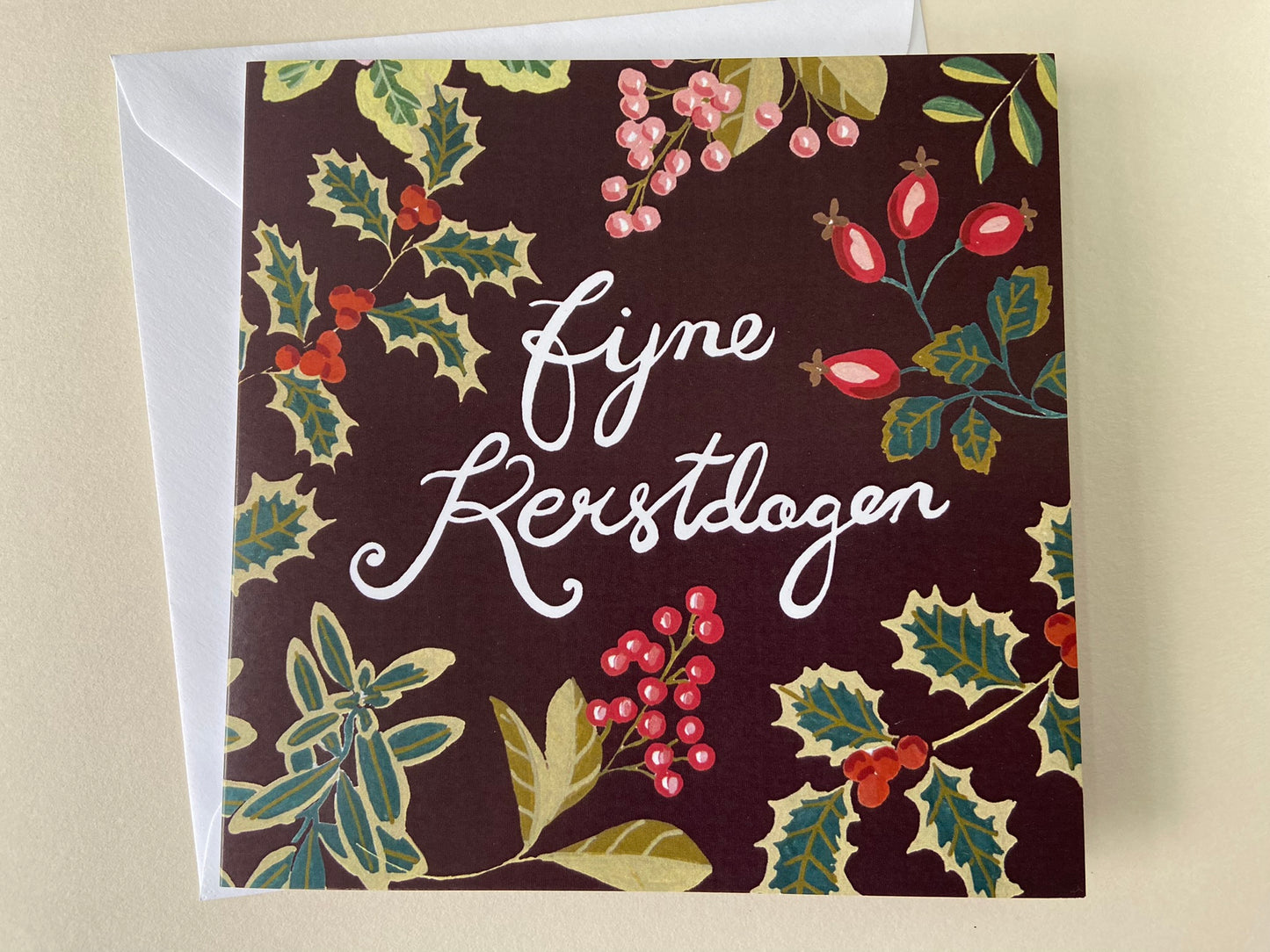 Christmas card 'Fijne Kerstdagen'