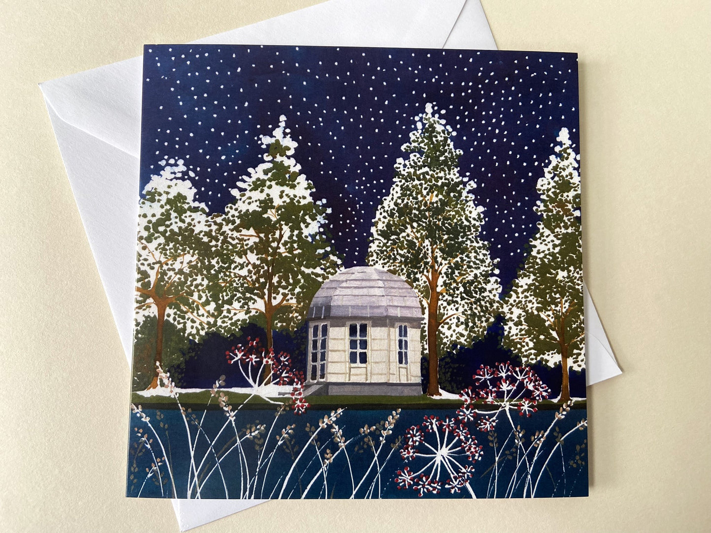 Christmas card Theekoepel Groot Leerust
