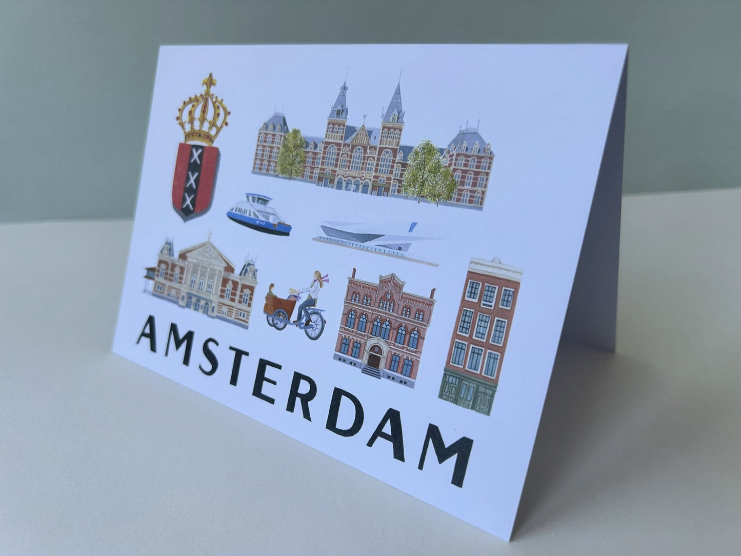 Card Amsterdam sights