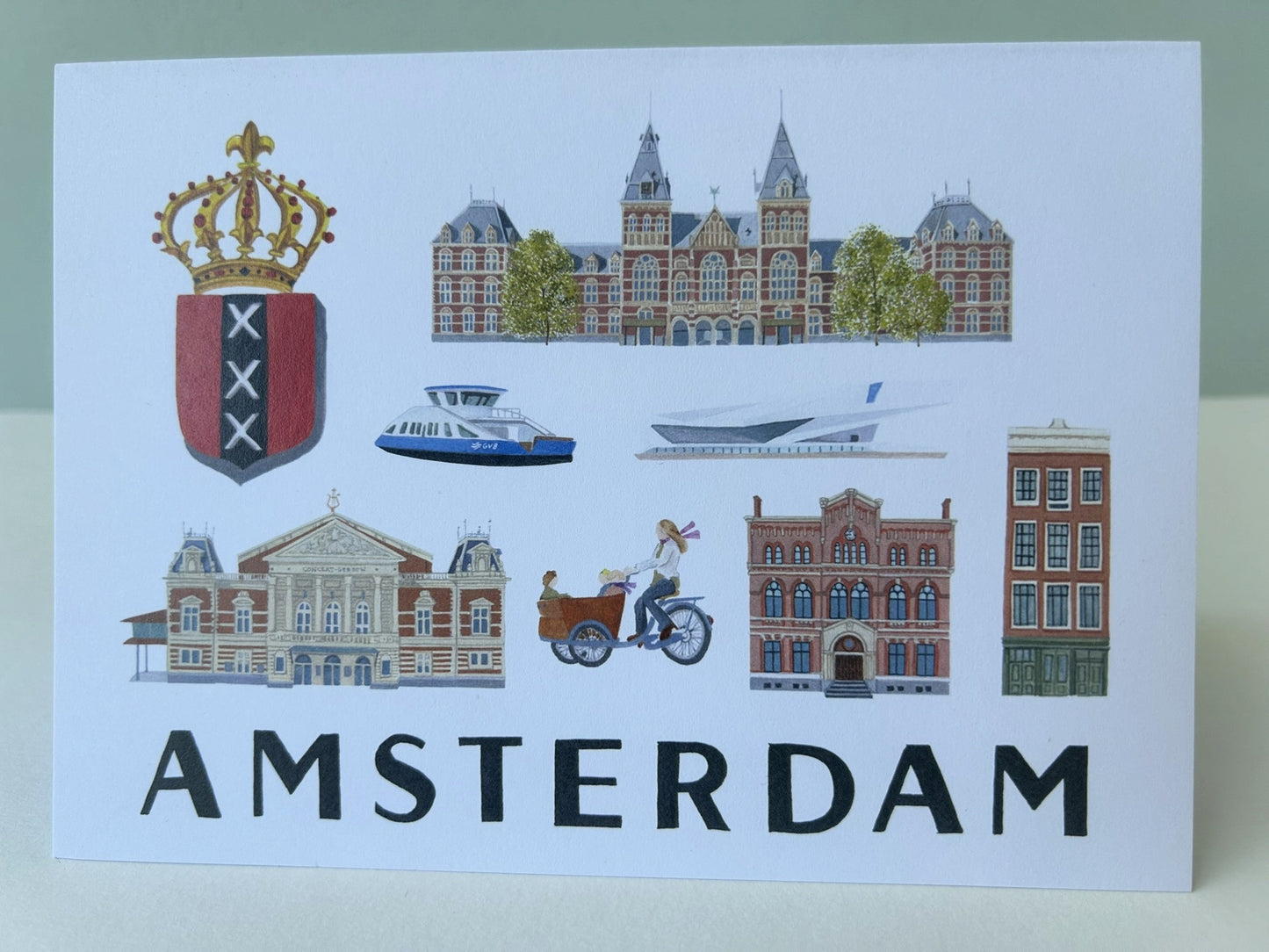 Card Amsterdam sights