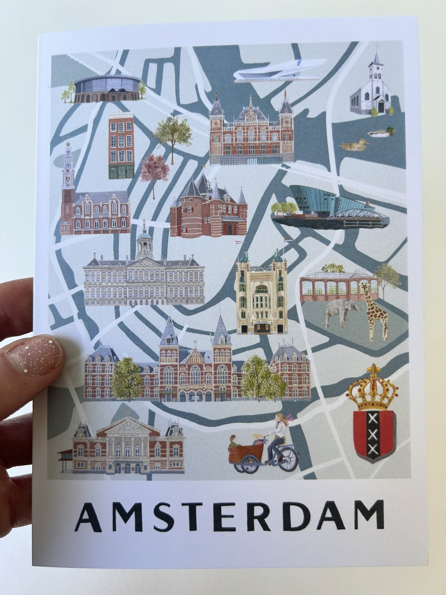 Card Amsterdam Map