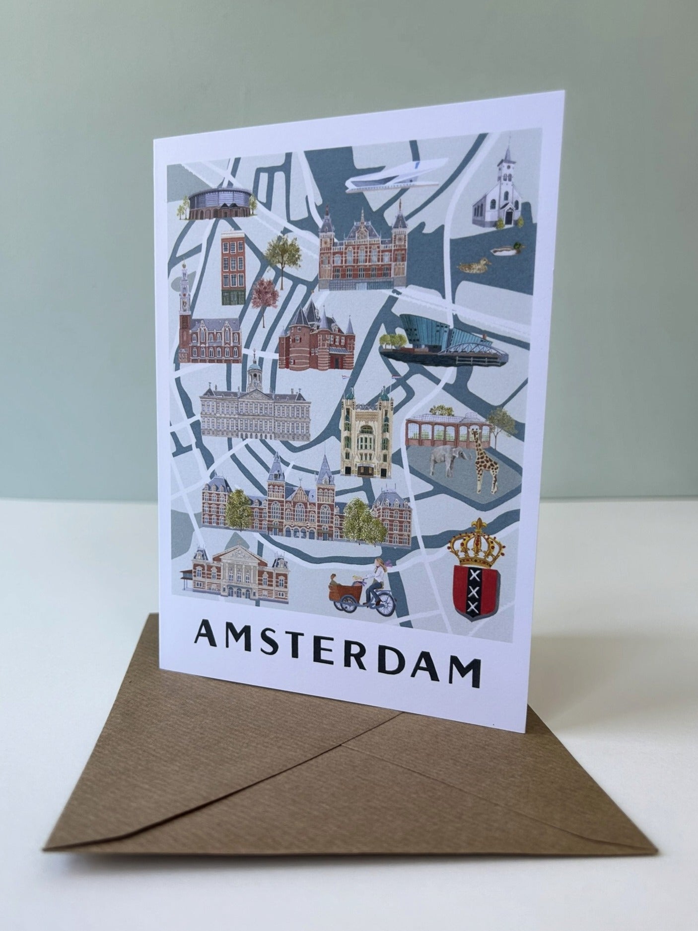 Card Amsterdam Map
