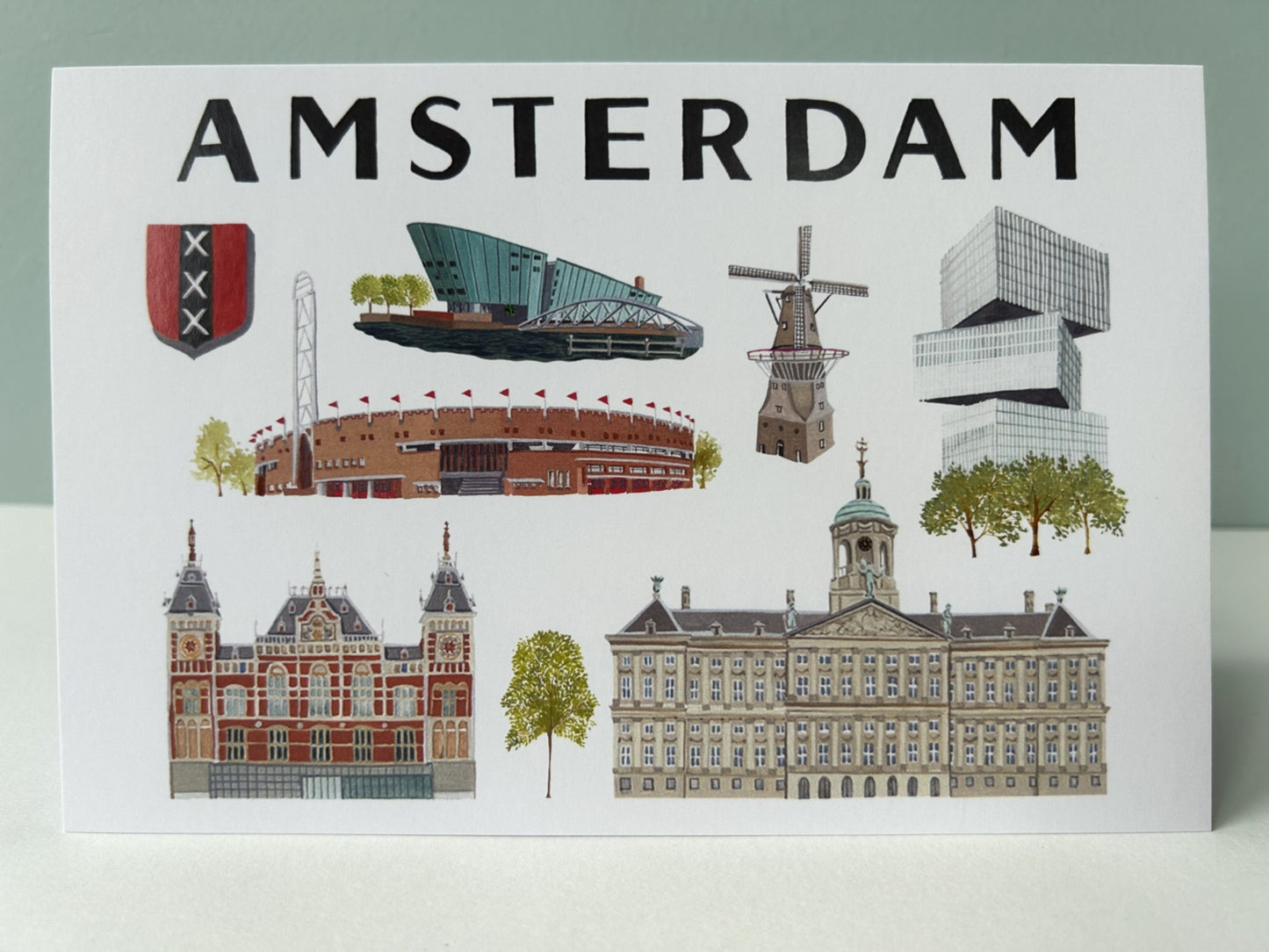 Kaart Amsterdam bezienswaardigheden 2