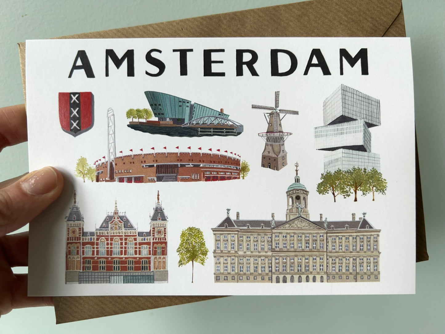Kaart Amsterdam bezienswaardigheden 2