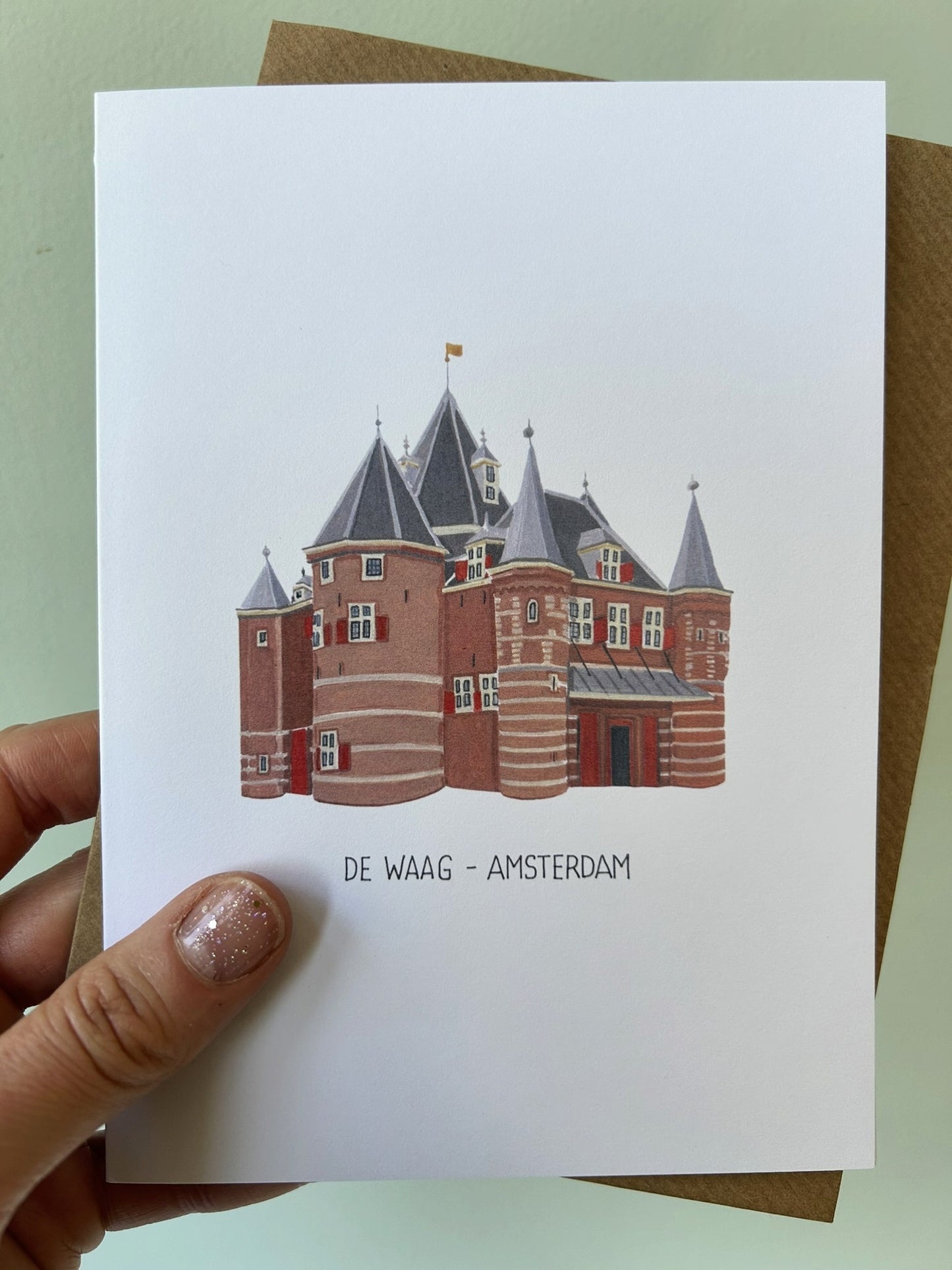 Card De Waag Amsterdam