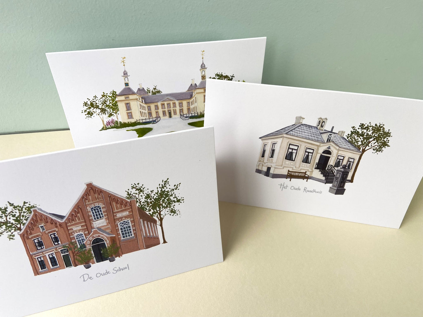 Set of 3 cards - Warmond