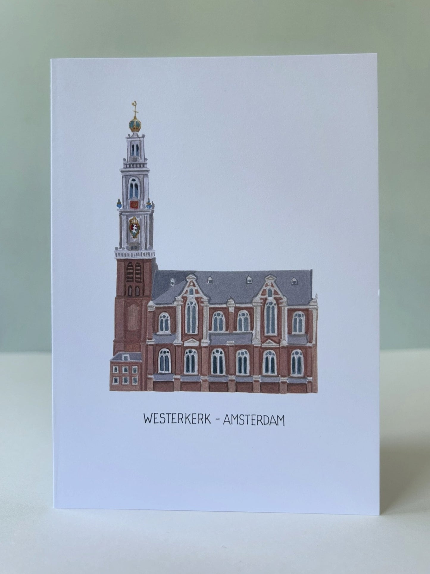 Card Westerkerk Amsterdam