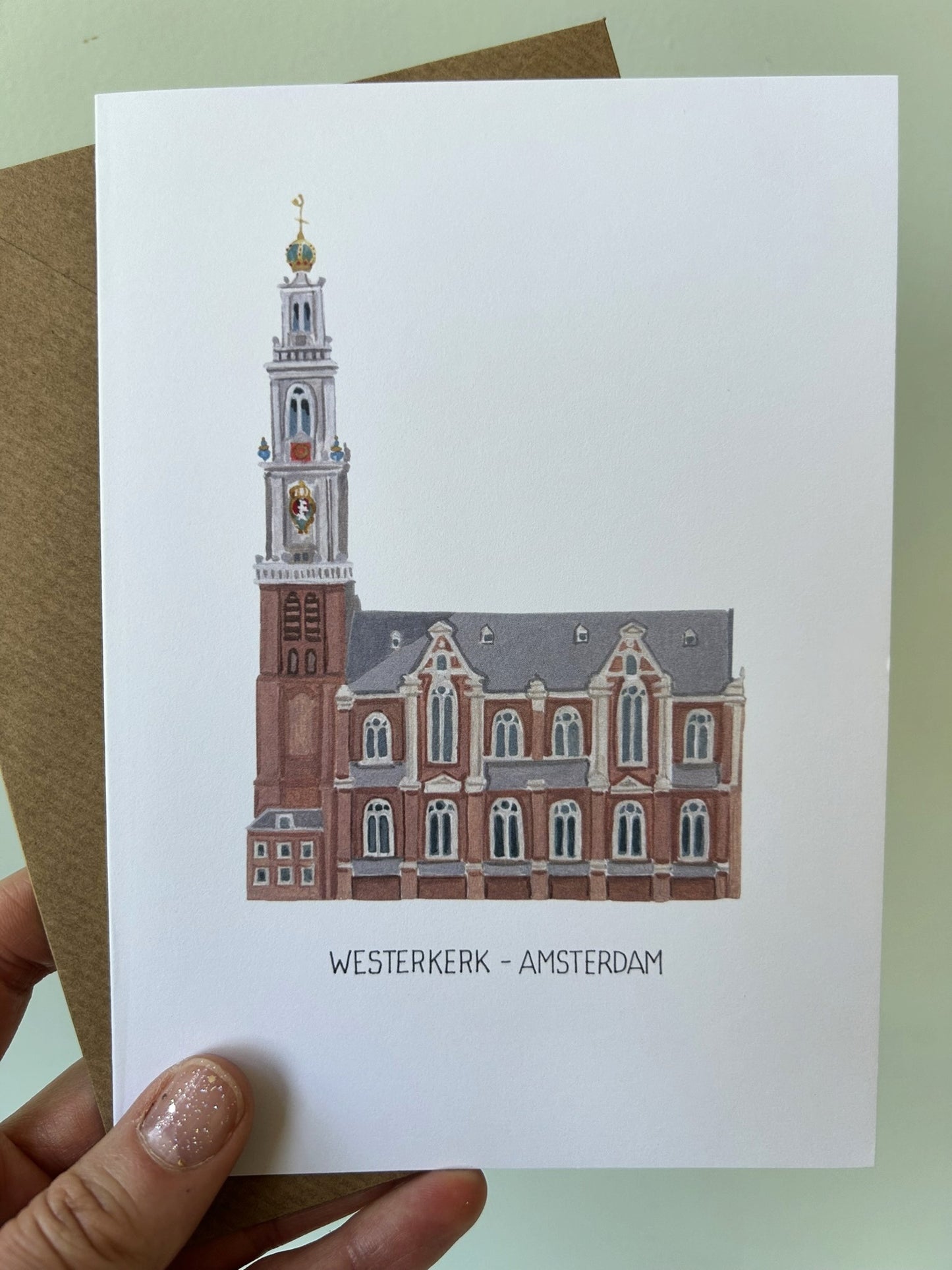 Card Westerkerk Amsterdam
