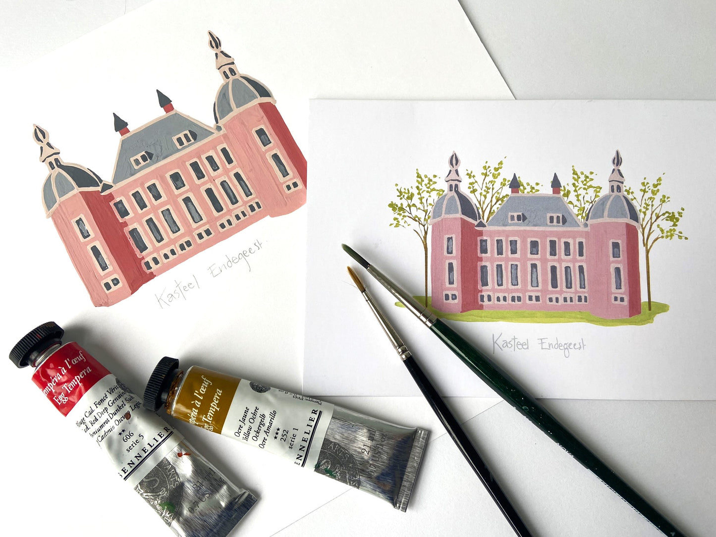 Kaart Kasteel Endegeest