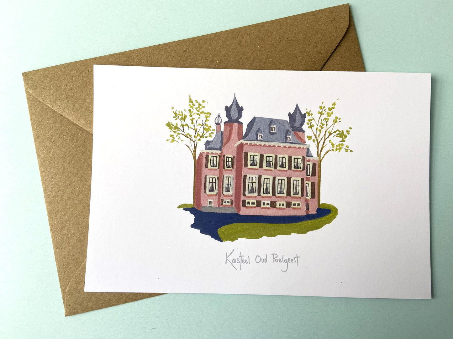 Kaart Kasteel Oud Poelgeest