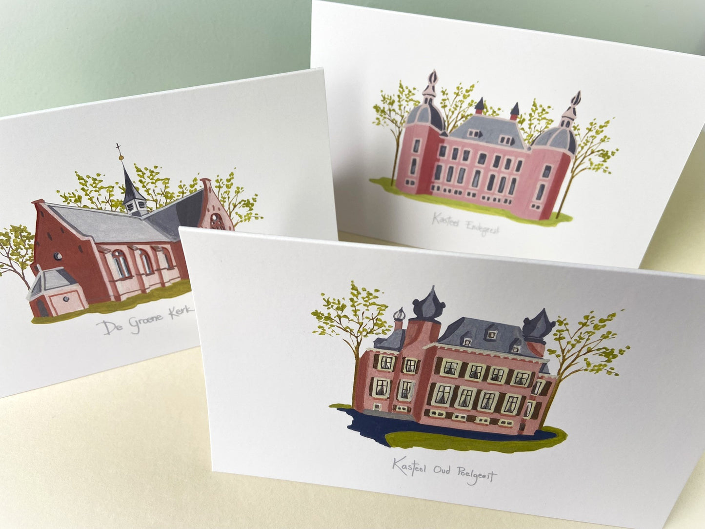 Set van 3 kaarten - Oegstgeest