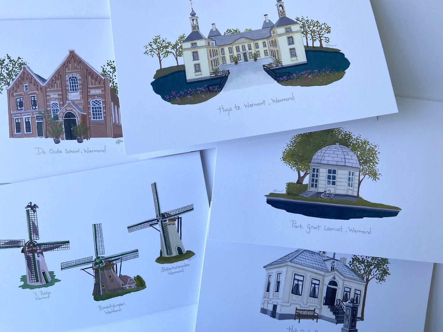 Cadeauset Warmond wenskaarten